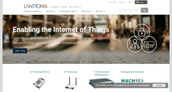 Desktop Screenshot of lantronix.com